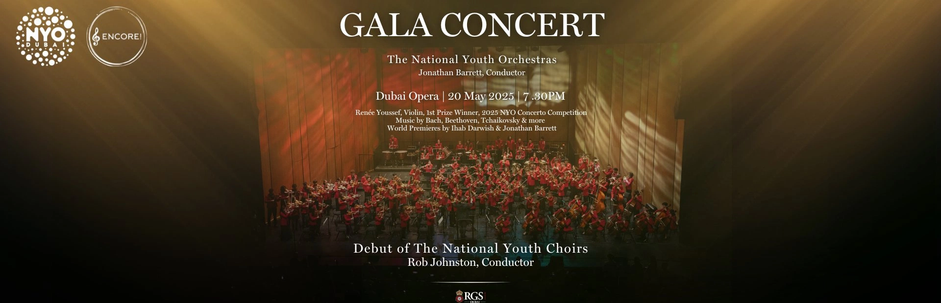 The National Youth Orchestra Celebration Gala Concert 2025 — banner