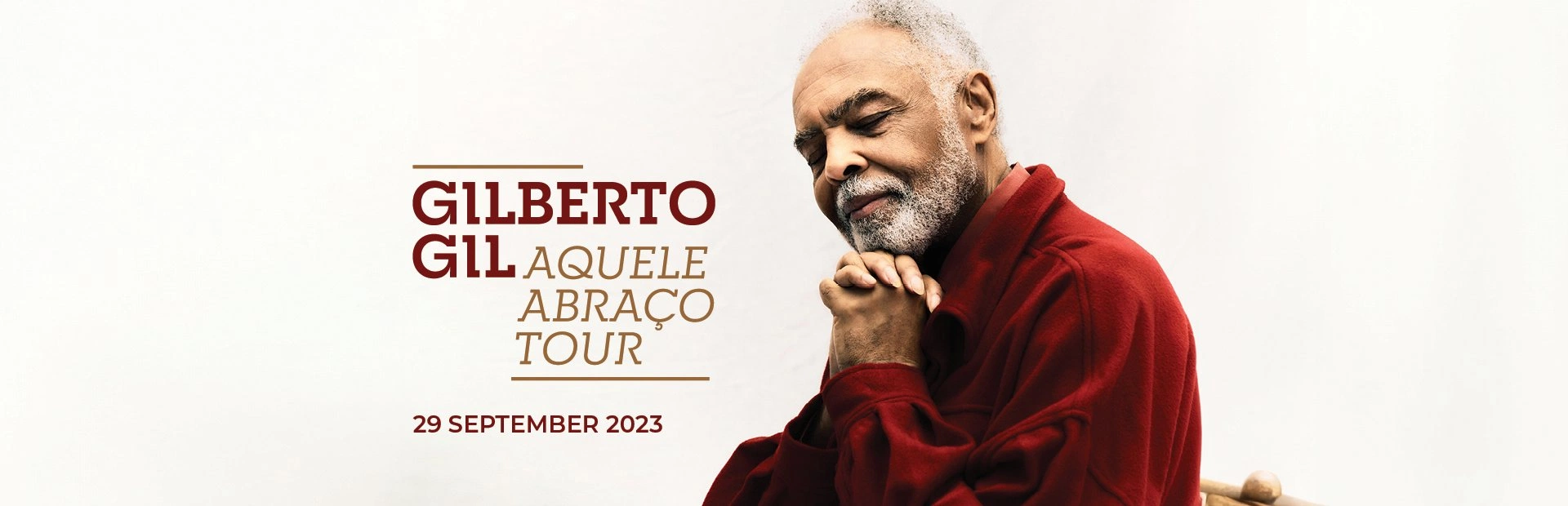 Gilberto Gil “Aquele Abraço Tour” — banner