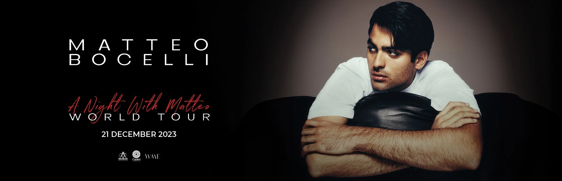 A Night with Matteo Bocelli — banner