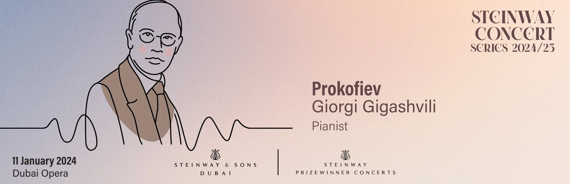 Steinway Series: Prokofiev. Giorgi Gigashvili — banner
