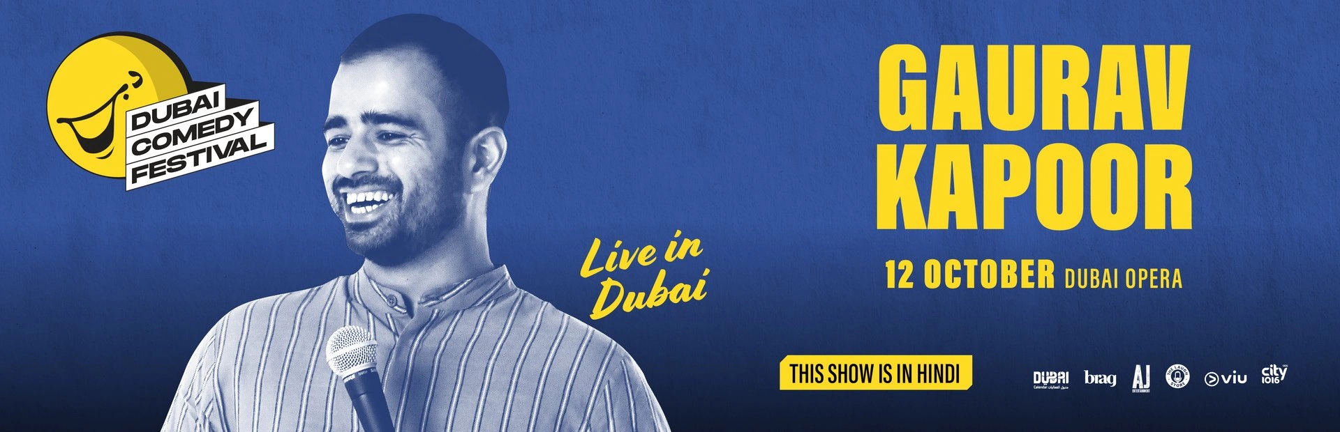 Gaurav Kapoor Live at Dubai Comedy Festival — banner