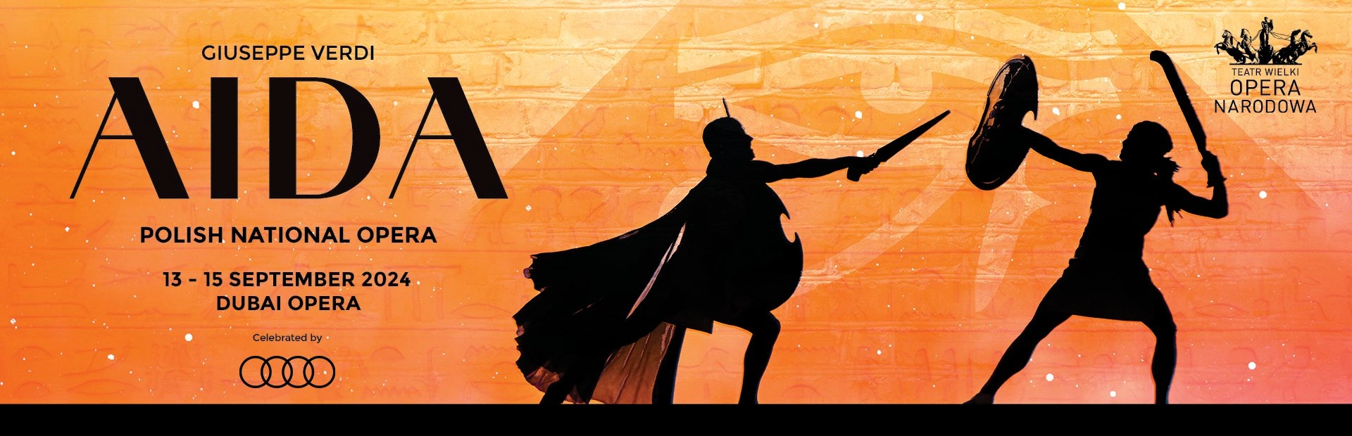 AIDA - Opera by Giuseppe Verdi — banner