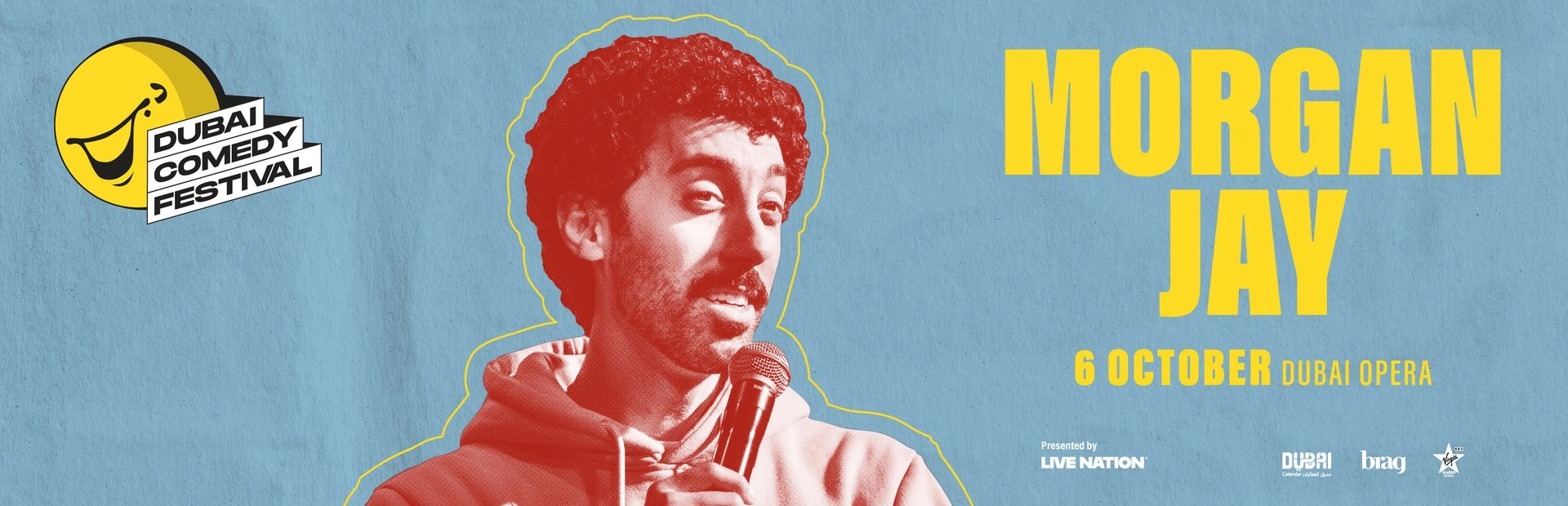 Morgan Jay Live at Dubai Comedy Festival 2025 — banner