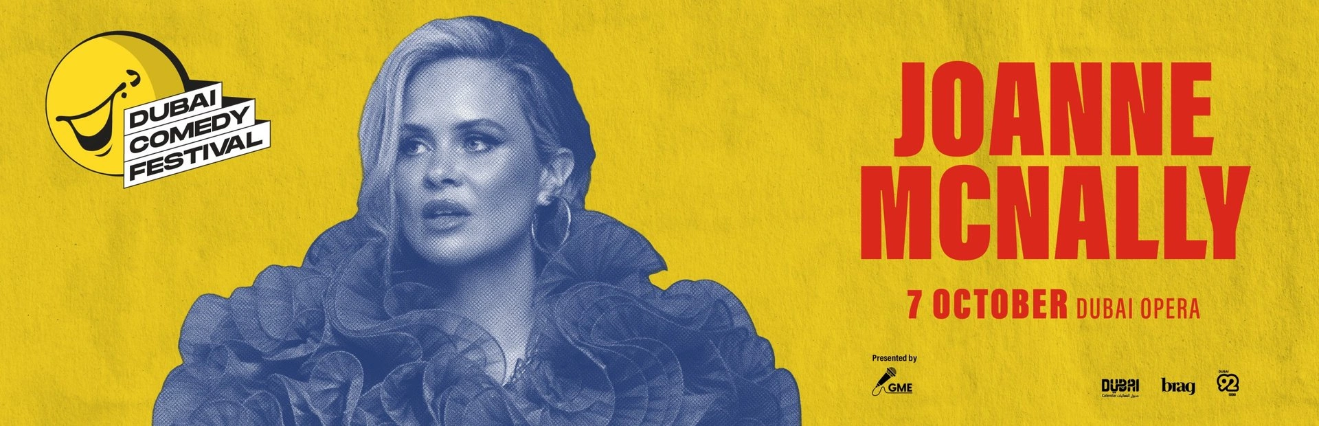 Joanne McNally Live at Dubai Comedy Festival 2025 — banner