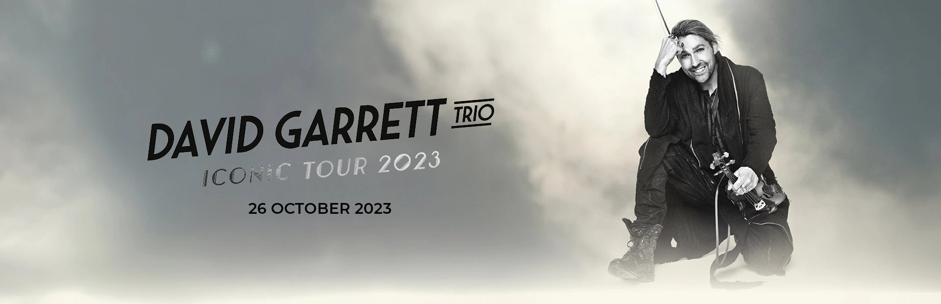 David Garrett ICONIC Tour 2023 — banner