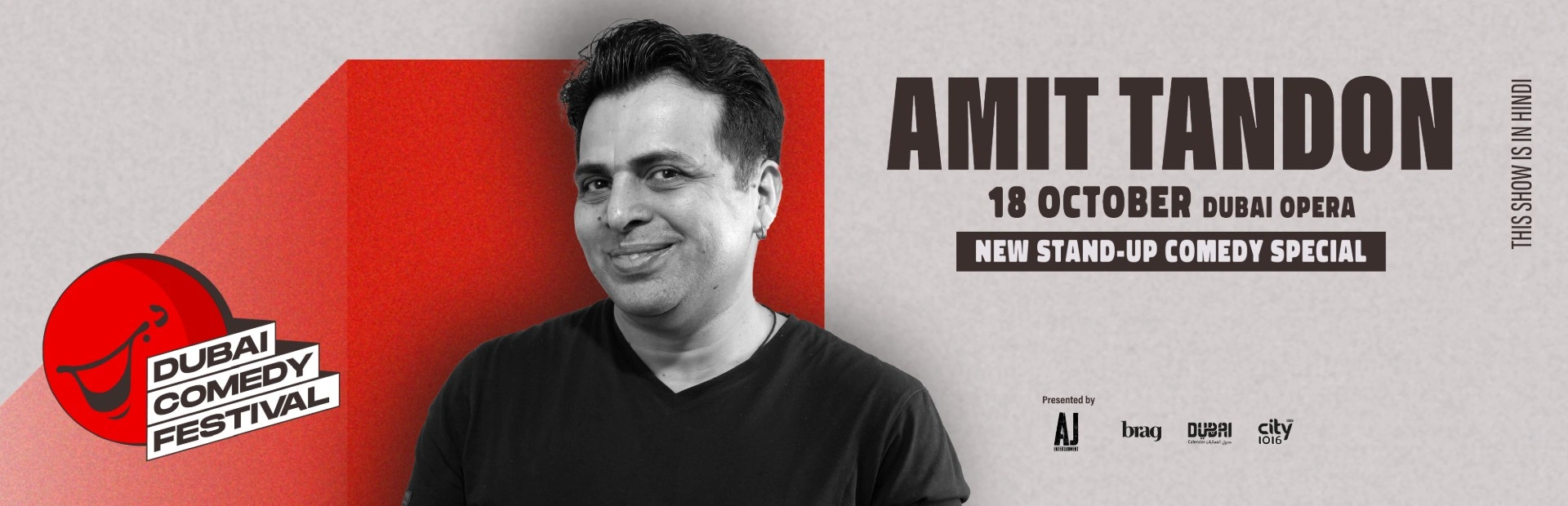 Amit Tandon Live at Dubai Comedy Festival — banner