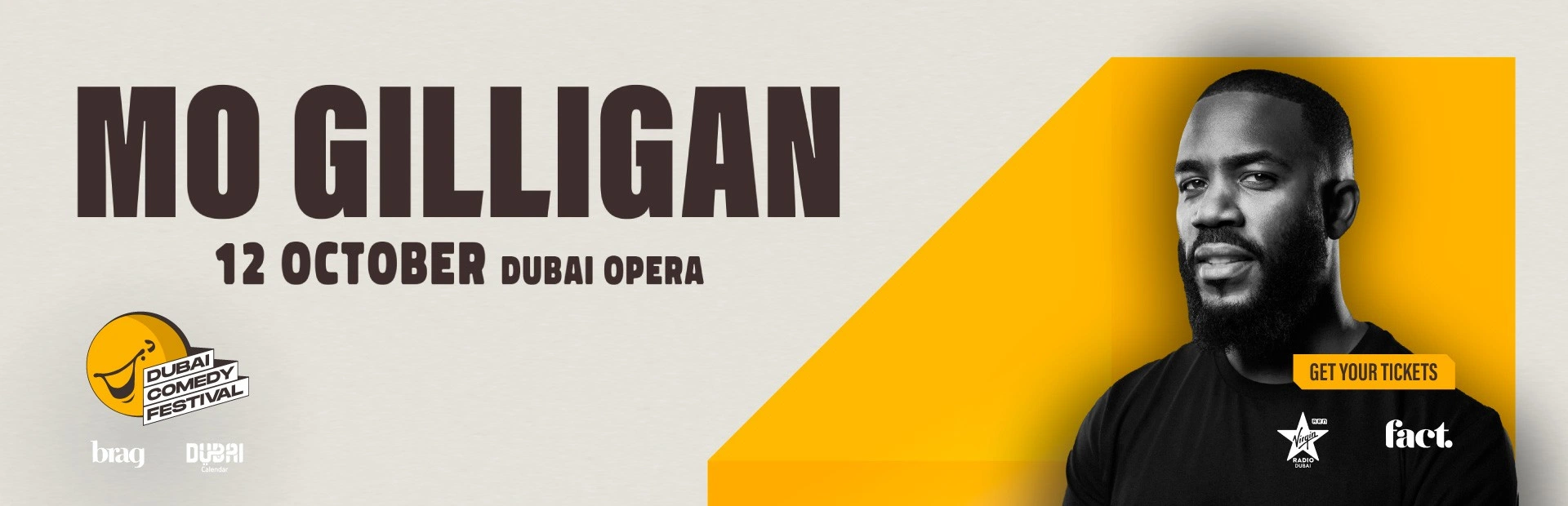 Mo Gilligan Live at Dubai Comedy Festival — banner