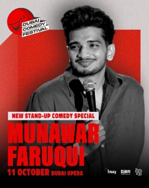 Munawar Faruqui Live at Dubai Comedy Festival