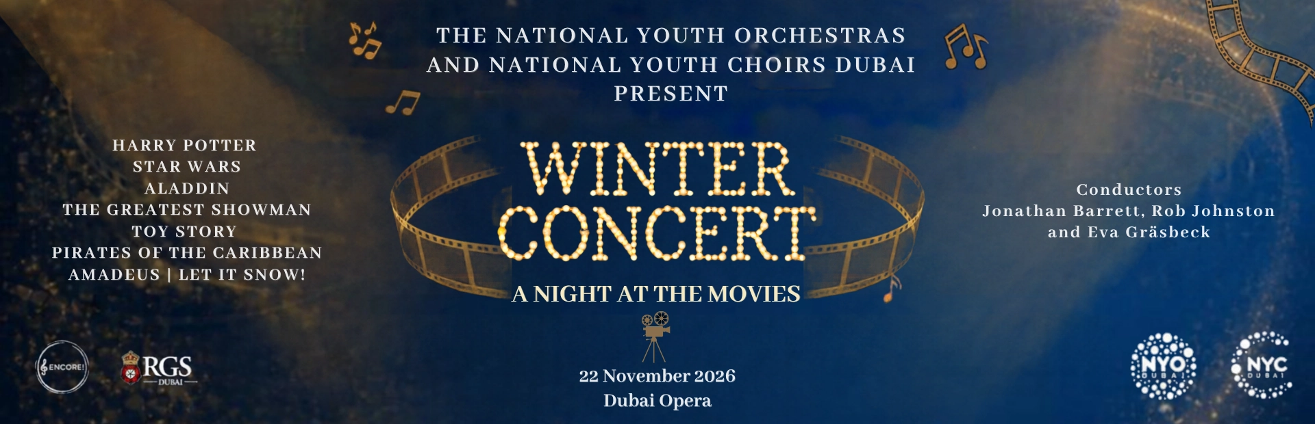 Encore National Youth Orchestra – A Celebratory Festive Concert — banner